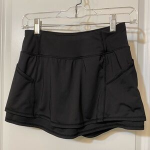 Black Athletic Skirt